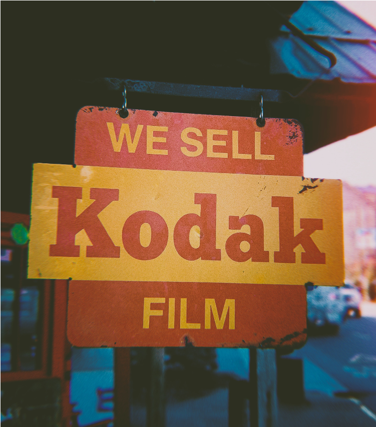 We see Kodak film